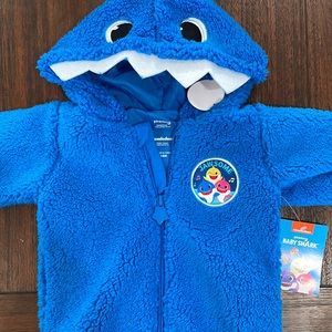 Baby shark zip up hoodie